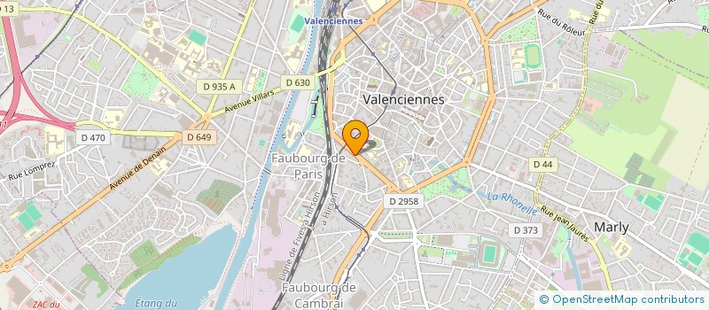 localisation de l'entreprise MONSIEUR JEAN-PHILIPPE BROYART à VALENCIENNES