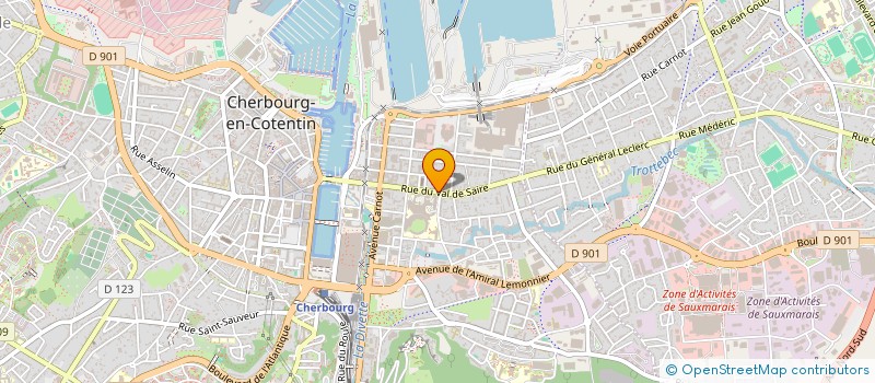 localisation de l'entreprise MONSIEUR JEAN-PHILIPPE BURY  CHERBOURG-EN-COTENTIN