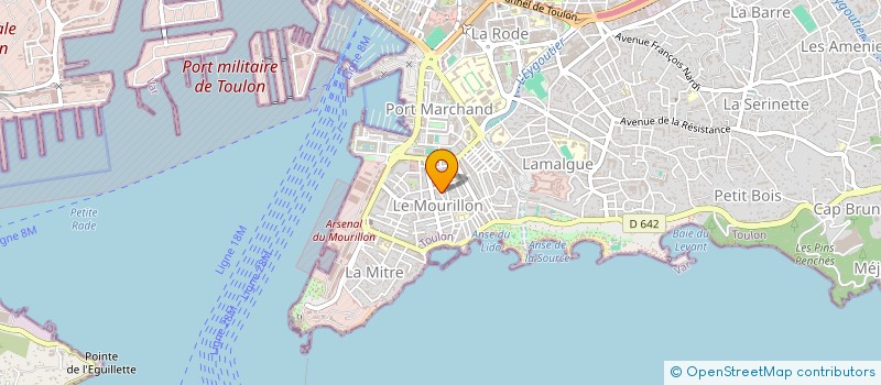 localisation de l'entreprise MONSIEUR JEAN PHILIPPE CANTO  TOULON