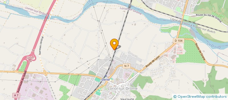 localisation de l'entreprise MONSIEUR JEAN PHILIPPE CANU  LORIOL-SUR-DROME