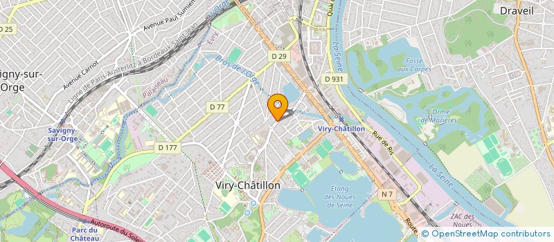 localisation de l'entreprise MONSIEUR JEAN-PHILIPPE CAPPELLINI à VIRY-CHATILLON