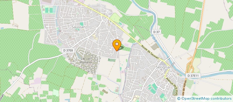 localisation de l'entreprise MONSIEUR JEAN PHILIPPE CARRATIE  SAUVIAN