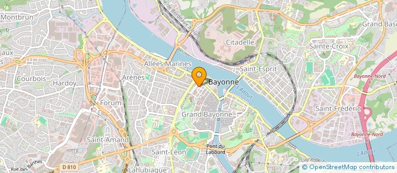 localisation de l'entreprise MONSIEUR JEAN-PHILIPPE CARRERE à BAYONNE