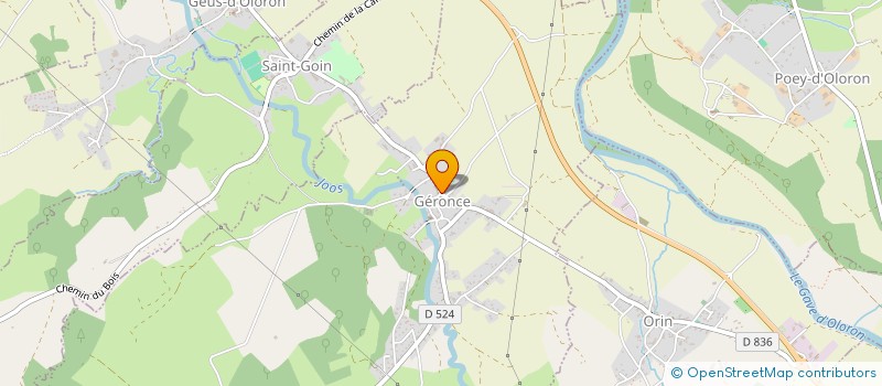 localisation de l'entreprise MONSIEUR JEAN PHILIPPE CASENAVE  GERONCE