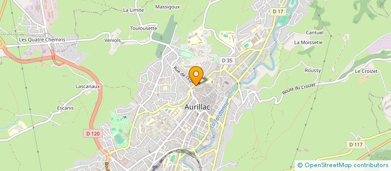 localisation de l'entreprise MONSIEUR JEAN-PHILIPPE CASSAN à AURILLAC