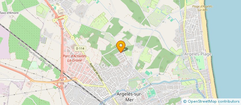 localisation de l'entreprise MONSIEUR JEAN-PHILIPPE CAUMEL  ARGELES-SUR-MER