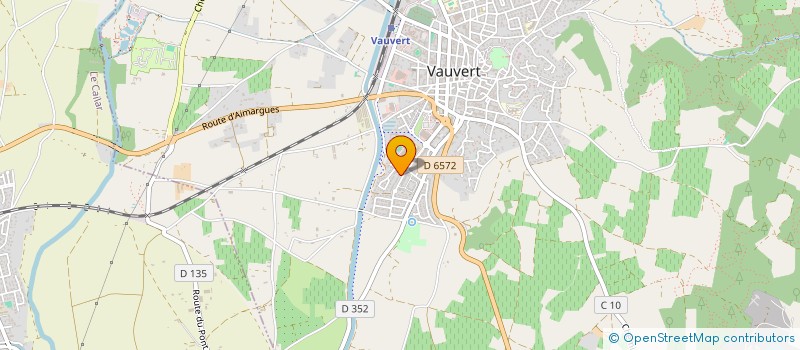 localisation de l'entreprise MONSIEUR JEAN PHILIPPE CERNOT à VAUVERT