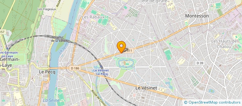 localisation de l'entreprise MONSIEUR JEAN-PHILIPPE CHAMOUSSI  LE VESINET