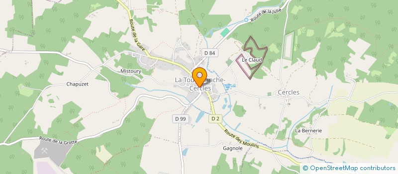 localisation de l'entreprise MONSIEUR JEAN PHILIPPE CHANSEAU à VERTEILLAC