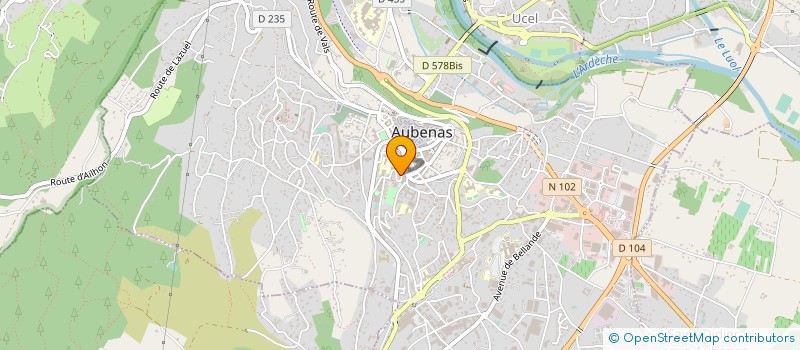localisation de l'entreprise MONSIEUR JEAN-PHILIPPE CHAREYRE à AUBENAS