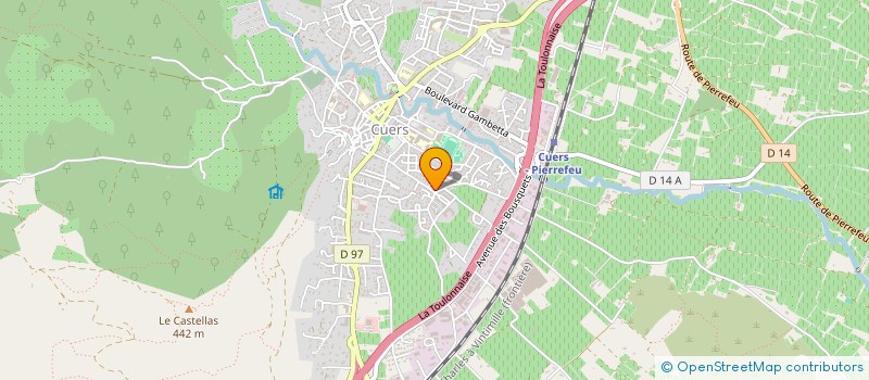 localisation de l'entreprise MONSIEUR JEAN PHILIPPE CHARLES  CUERS