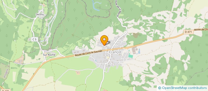 localisation de l'entreprise MONSIEUR JEAN-PHILIPPE CHARNU  HAUTEROCHE