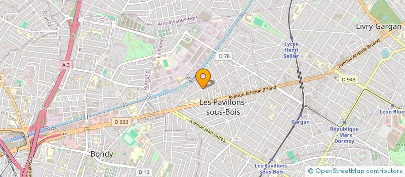 localisation de l'entreprise MONSIEUR JEAN PHILIPPE CHAUBO à LES PAVILLONS-SOUS-BOIS