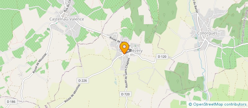 localisation de l'entreprise MONSIEUR JEAN-PHILIPPE CHELLE  SAINT-DEZERY