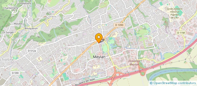 localisation de l'entreprise MONSIEUR JEAN-PHILIPPE CHIARA  MEYLAN