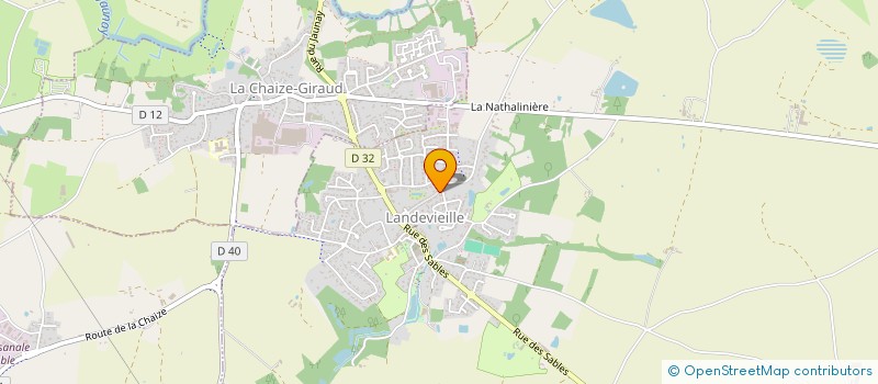 localisation de l'entreprise MONSIEUR JEAN-PHILIPPE CHIRON à LANDEVIEILLE