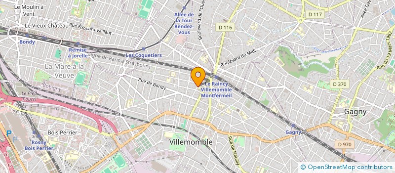 localisation de l'entreprise MONSIEUR JEAN-PHILIPPE CHRISTOL à VILLEMOMBLE