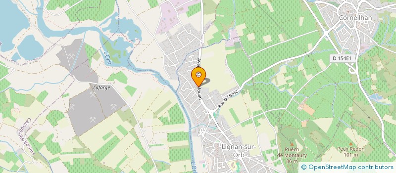 localisation de l'entreprise MONSIEUR JEAN PHILIPPE CITERNE  LIGNAN-SUR-ORB