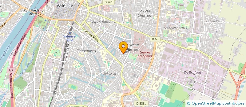 localisation de l'entreprise MONSIEUR JEAN-PHILIPPE CLAUVELIN à VALENCE