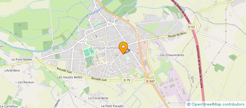 localisation de l'entreprise MONSIEUR JEAN-PHILIPPE CLERGEAUD  LONGUE-JUMELLES