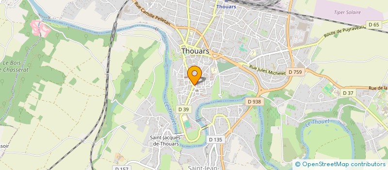 localisation de l'entreprise MONSIEUR JEAN-PHILIPPE COLLET à THOUARS