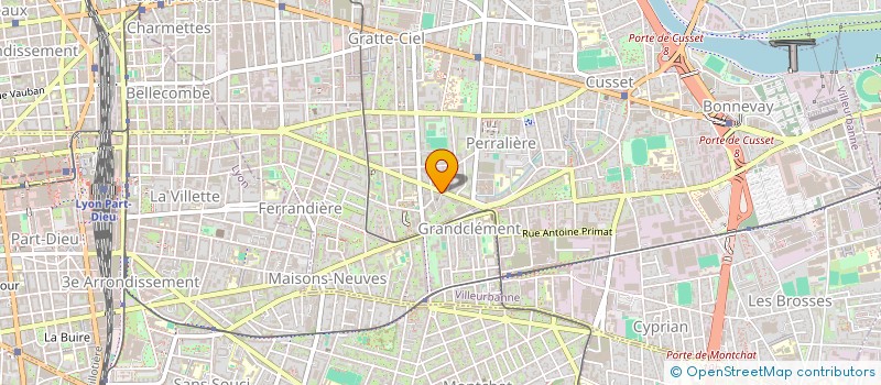 localisation de l'entreprise MONSIEUR JEAN-PHILIPPE COPPENS  VILLEURBANNE