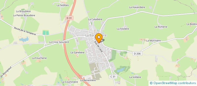 localisation de l'entreprise MONSIEUR JEAN-PHILIPPE COQUEMONT  LA BACONNIERE