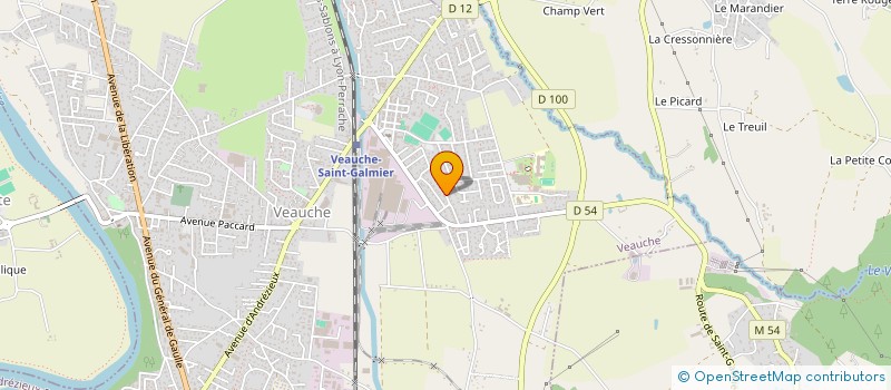 localisation de l'entreprise MONSIEUR JEAN-PHILIPPE CORNET  VEAUCHE