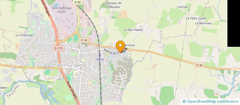 localisation de l'entreprise MONSIEUR JEAN-PHILIPPE COROLLER  VERN-SUR-SEICHE