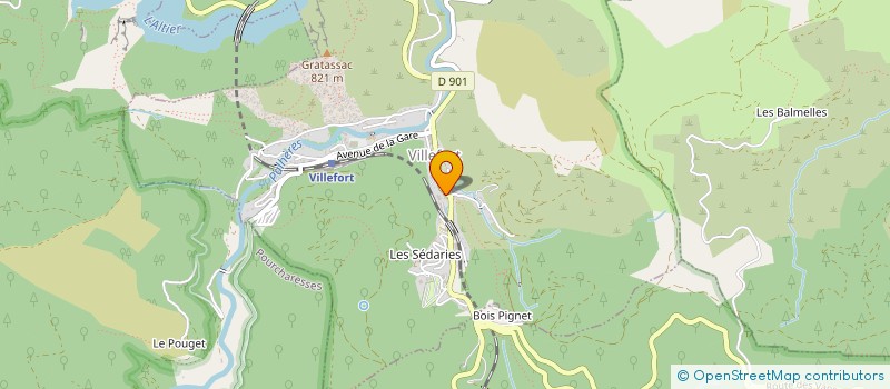 localisation de l'entreprise MONSIEUR JEAN-PHILIPPE COUDEYRE  VILLEFORT