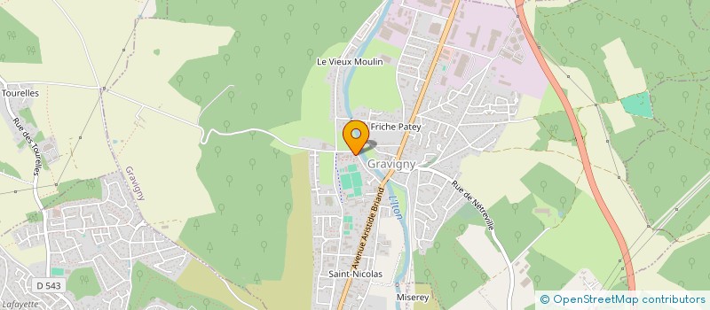 localisation de l'entreprise MONSIEUR JEAN-PHILIPPE CRIERE à GRAVIGNY