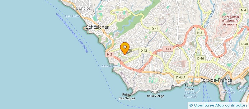 localisation de l'entreprise MONSIEUR JEAN-PHILIPPE CUPIT  SCHOELCHER