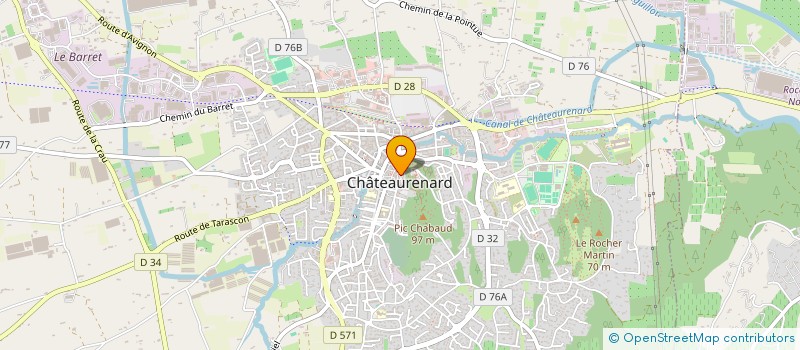 localisation de l'entreprise MONSIEUR JEAN-PHILIPPE DANSE DE VICHET  CHATEAURENARD