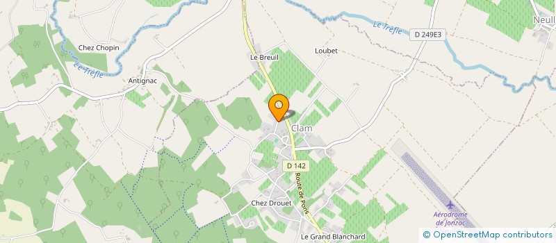 localisation de l'entreprise MONSIEUR JEAN-PHILIPPE DANY  CLAM