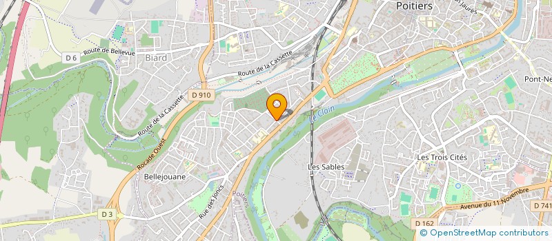 localisation de l'entreprise MONSIEUR JEAN-PHILIPPE DARGENTON à POITIERS