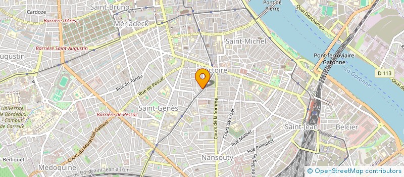 localisation de l'entreprise MONSIEUR JEAN-PHILIPPE DAYRES  BORDEAUX