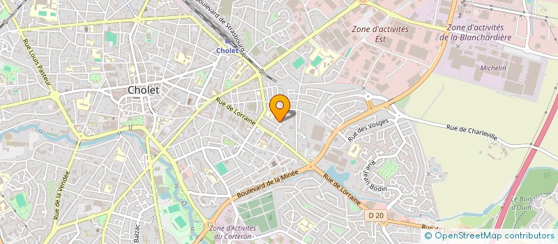 localisation de l'entreprise MONSIEUR JEAN-PHILIPPE DE SOUSA à CHOLET