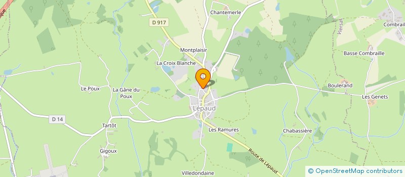localisation de l'entreprise MONSIEUR JEAN-PHILIPPE DEBROSSE à LEPAUD