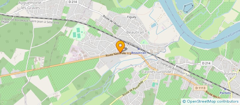 localisation de l'entreprise MONSIEUR JEAN PHILIPPE DEGORCE DUMAS  BEAUTIRAN