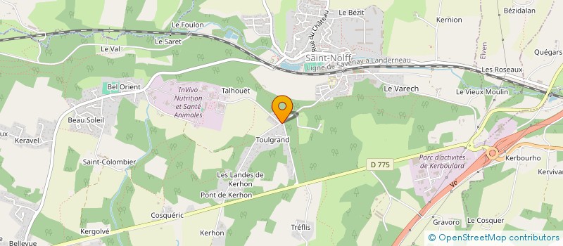 localisation de l'entreprise MONSIEUR JEAN PHILIPPE DELIN  ERDEVEN