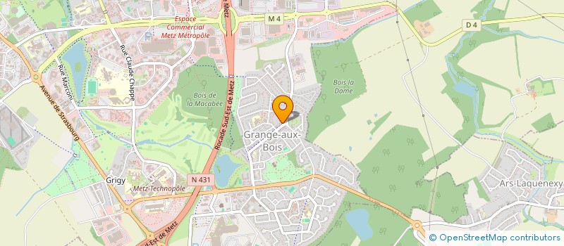 localisation de l'entreprise MONSIEUR JEAN-PHILIPPE DEMANGE  METZ