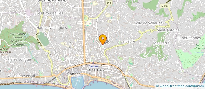 localisation de l'entreprise MONSIEUR JEAN PHILIPPE DENIS à CANNES