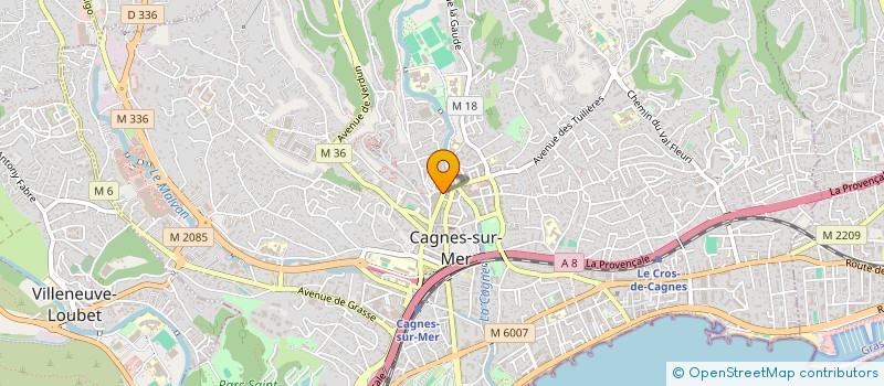localisation de l'entreprise MONSIEUR JEAN PHILIPPE DEREPAS à CAGNES-SUR-MER