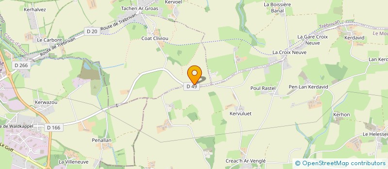 localisation de l'entreprise MONSIEUR JEAN-PHILIPPE DERRIEN  TREFFRIN