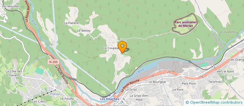 localisation de l'entreprise MONSIEUR JEAN-PHILIPPE DESBOIS  LES HOUCHES