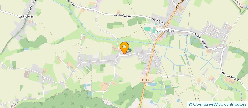 localisation de l'entreprise MONSIEUR JEAN PHILIPPE DEWEZ  COUTICHES