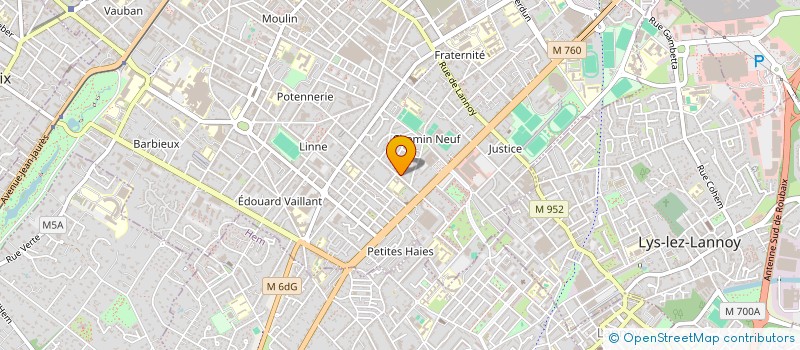 localisation de l'entreprise MONSIEUR JEAN-PHILIPPE DHELLIN  ROUBAIX