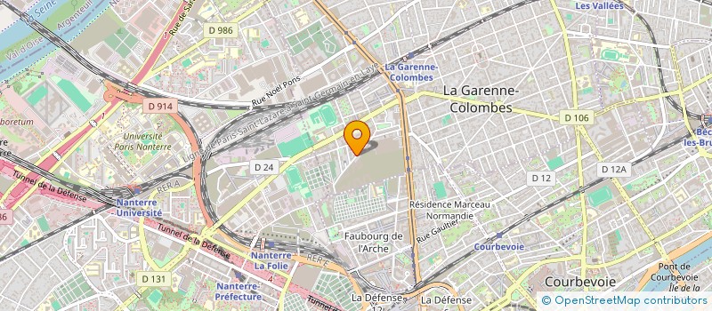 localisation de l'entreprise MONSIEUR JEAN-PHILIPPE DIMBOUR  LA GARENNE-COLOMBES