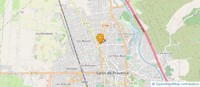 localisation de l'entreprise MONSIEUR JEAN-PHILIPPE DOS SANTOS  SALON-DE-PROVENCE