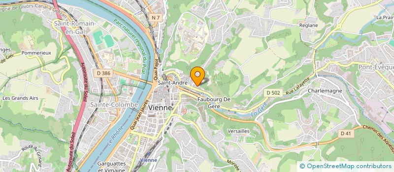 localisation de l'entreprise MONSIEUR JEAN-PHILIPPE DOUTAUD à VIENNE